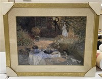 Claude Monet Modern Print w/ Frame