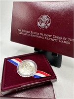 ATLANTA CENTENNIAL OLYMPICS PROOF CLAD HALF DOLLAR