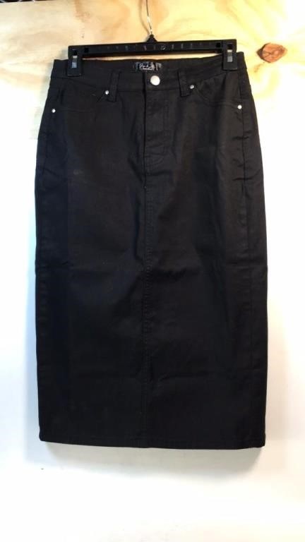 New Black Jean Skirt 
Size Small