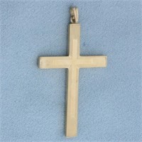 Large Cross Pendant in 10k Yellow Gold