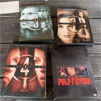 X-Files DVD's and Pulp Fiction