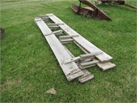 2 PAIRS WOOD WAGON SIDE BOARDS