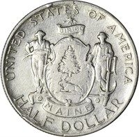 1920 MAINE HALF DOLLAR - AU DETAILS, CLEANED