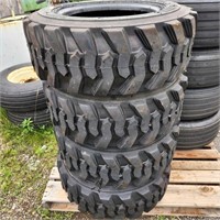 Unused Top Trust 10 Ply Skid steer Tires. 4x$