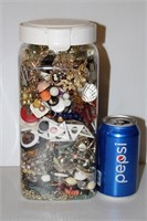 Large Container of Misc Jewelry Pieces- Over 7.5lb