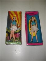 Topper Toys Dawn Dolls(2 Dolls 1 Lot) One never