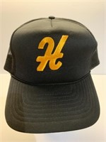 H snap to fit ball cap appears in good condition