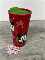 Cute Disney Christmas ceramic tumbler