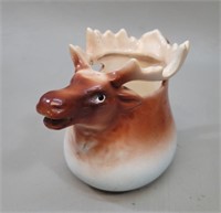 Moose Elk Creamer Mini Pitcher Austria Pottery