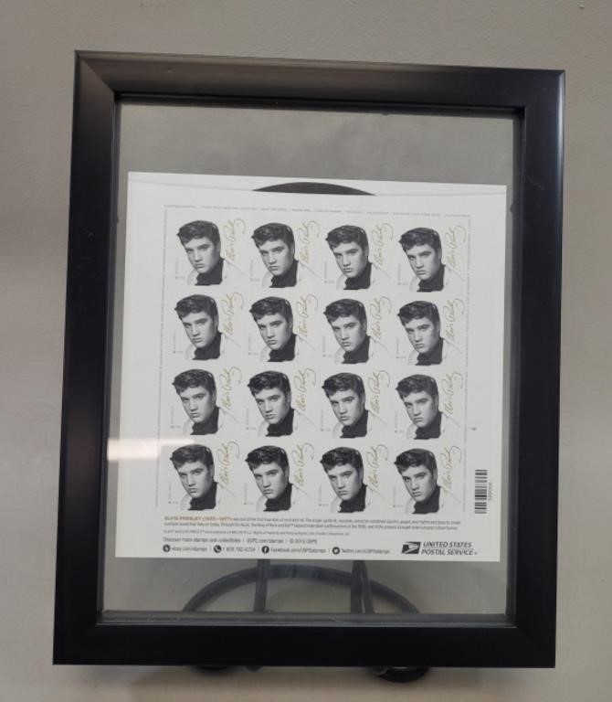 Elvis Presley Forever Sheet 16 Stamps USPS