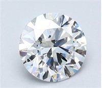 Police Auction: 1.28 Carat Round Brilliant Diamond