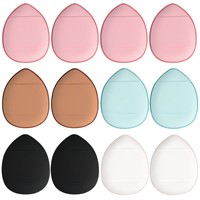 Finger Puff  12 Pcs Mini Makeup Puff  5 Color Set