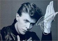 Autograph COA David Bowie Photo