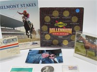 LINDBERGH, SUNCO COINS, HORSE RACING COLLECTILES: