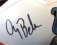 Gary Beban Autographed White Logo Football