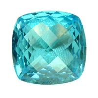 Genuine 2ct Cushion Sky Blue Topaz