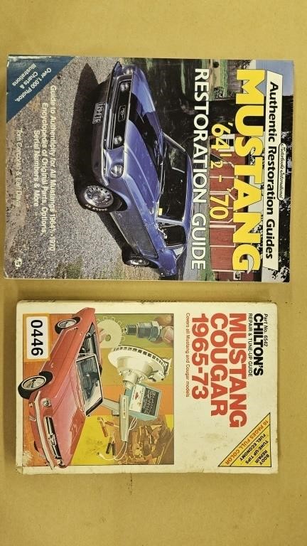 Mustang Restoration Chiltons Repair Manuals