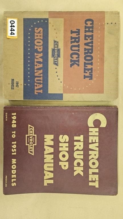 Chevrolet Truck Shop Manuals 1947-1951