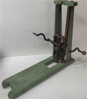 Antique Barn Beam Drill Press