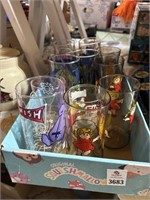 Vintage Character Glasses