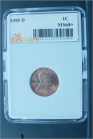 1995 D  1C  MS68+  condition rarity  lists 1350