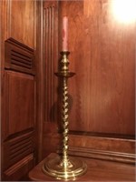 Brass Candlestick Holder Maitland 20" Tall
