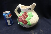 HAND PAINTED CERAMIC PITCHER