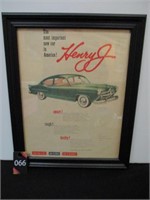 Framed Henry J Advertising