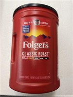 Folgers Medium roast coffee 43.5 oz