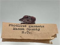 Rhodolite Garnet, Macon County NC