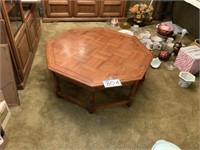 Octagon coffee table