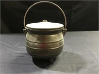 Small cast iron cauldron