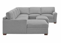 Thomasville 4PC fabric sectional with chaise and