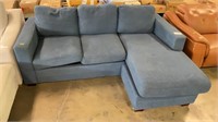 1 Thomasville Blue Chaise Couch