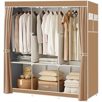 B3359  ZPL Portable Wardrobe Closet, Brown