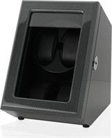 Double Watch Winder with 2 Storage Slots