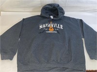 Nashville TN Hooded Sweatshirt Size 2XL Men's