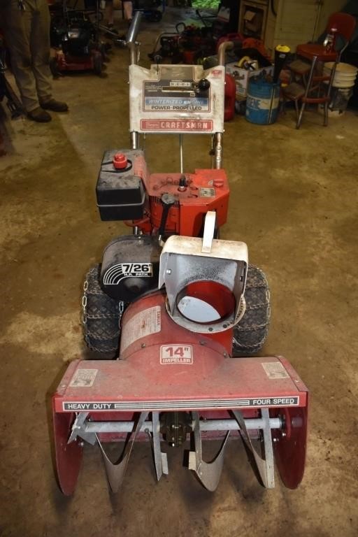 Craftsman model 536.918800 heavy duty 4 speed 7hp