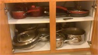 Cabinet Full Of Misc Pots & Pans