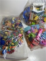 Large lot of kids toys Fisher Price animals 4-bags