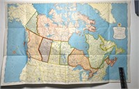 Hammond's Superior Map of Canada, 1957