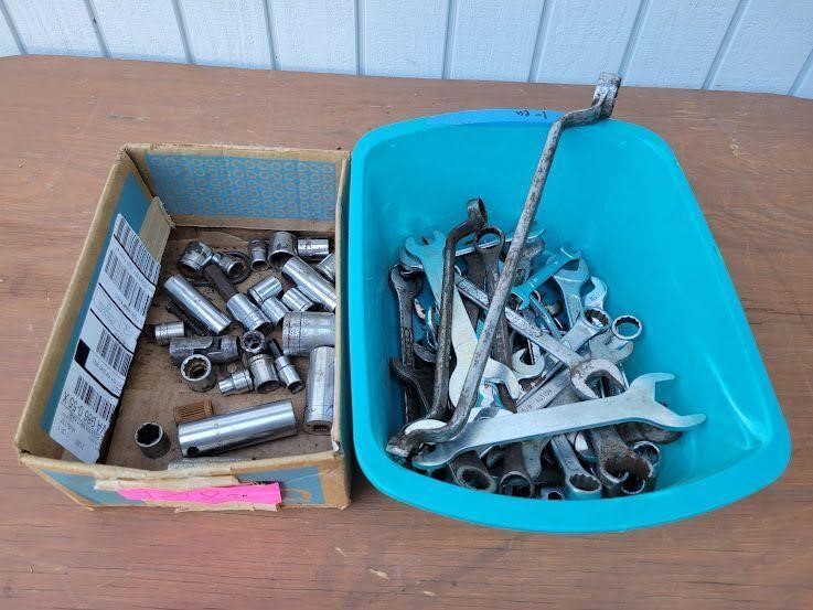 Assorted Sockets & Wrenches, Good Brands