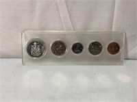 1977 Canadian 5 Coin Set