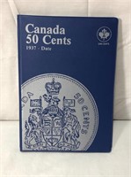 Canadian Nickel Half Dollar Coin Book - 11 Coins