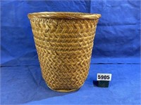 Woven Round Basket, 12"T
