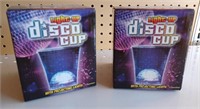 Light up projecting disco cup set new in boxes.