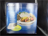Oster Fondue Set/Serving Platter w/Electric Warmer