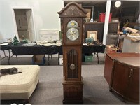 Vintage Ridgeway Grandfather Clock, Ex. Condition
