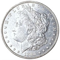 1885 Morgan Silver Dollar CLOSELY UNCIRCULATED