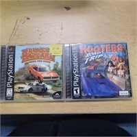 Playstation Dukes of Hazard and Hooters Road trip